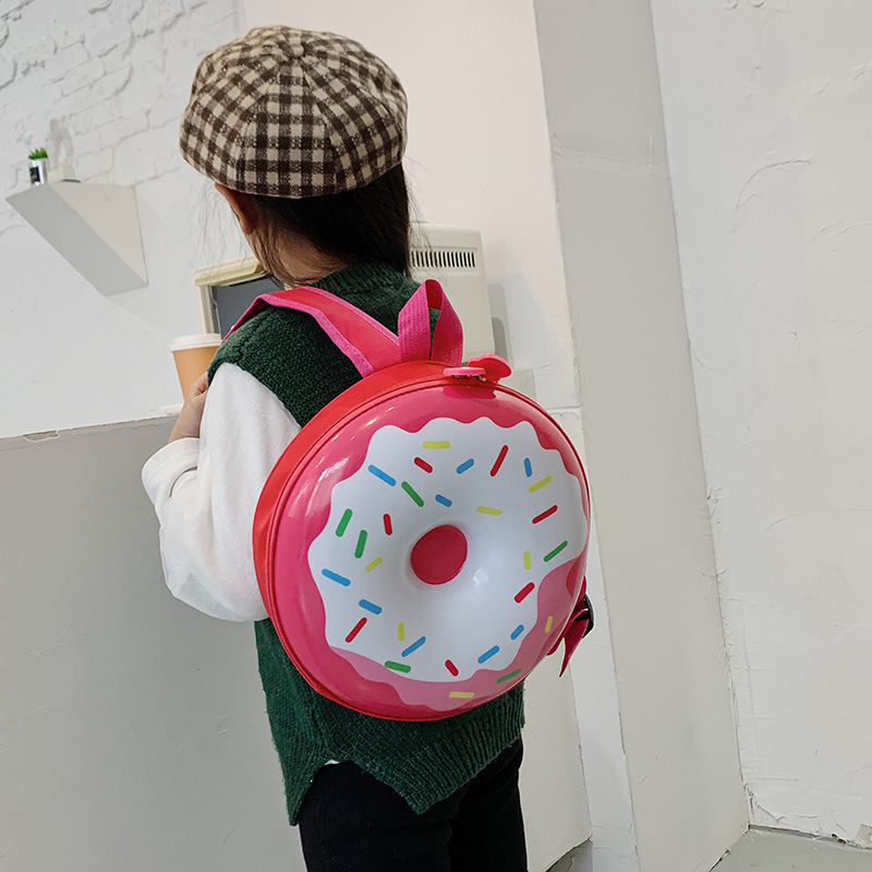 School Backpack Teen - กระเป๋าเป้ลายการ์ตูนสำหรับเด็กกระเป๋าเปลือกไข่โดนัทน่ารักกระเป๋าเป้สะพายหลังเด็กหญิงเด็กชายกระเป๋าเป้เด็กอนุบาลแสนสนุก
