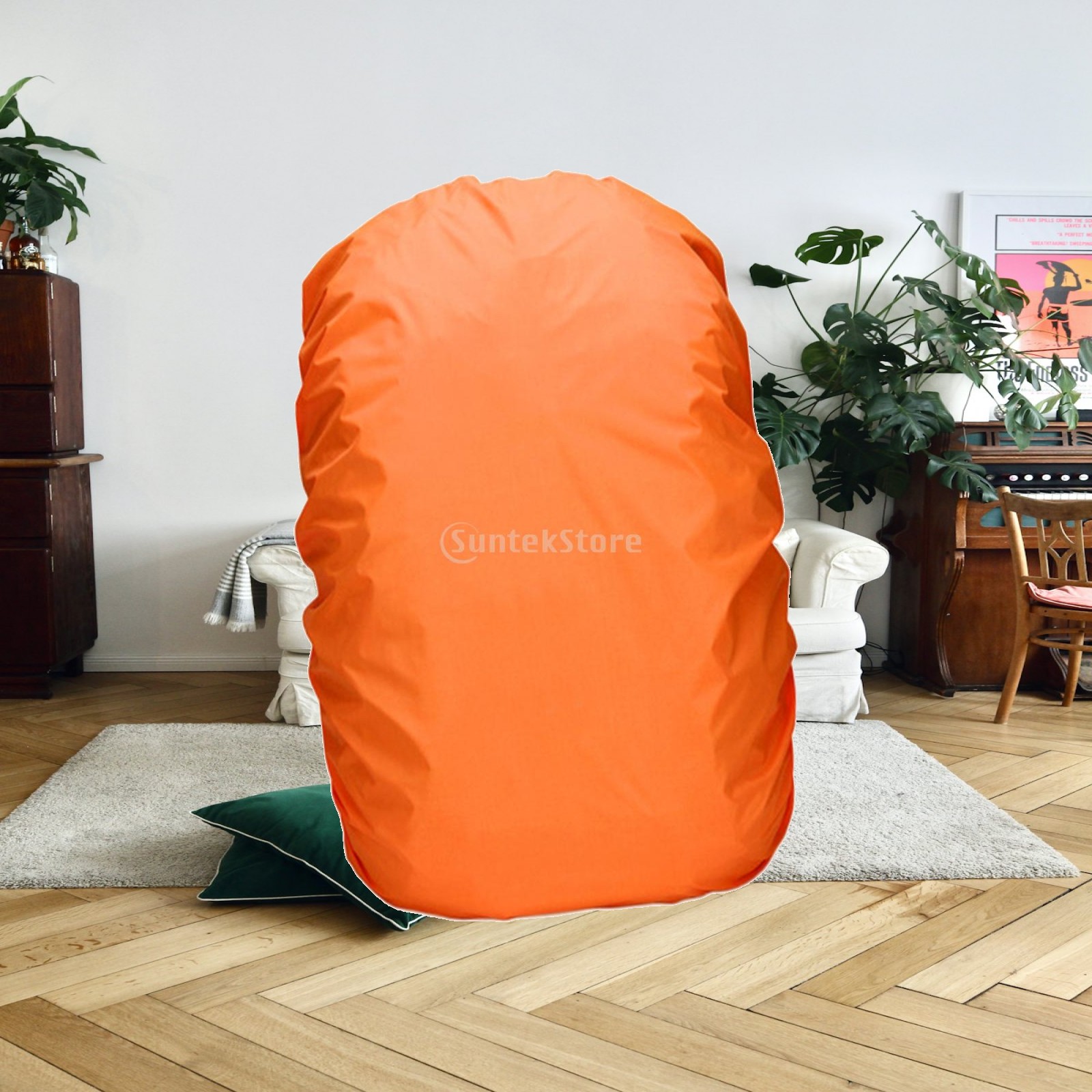 Rain Cover Backpack - กระเป๋าเป้สะพายหลังกันน้ำ ผ้าคลุมกันฝน ป้องกันฝุ่น สำหรับการเดินป่า ปีนเขา ท่องเที่ยว