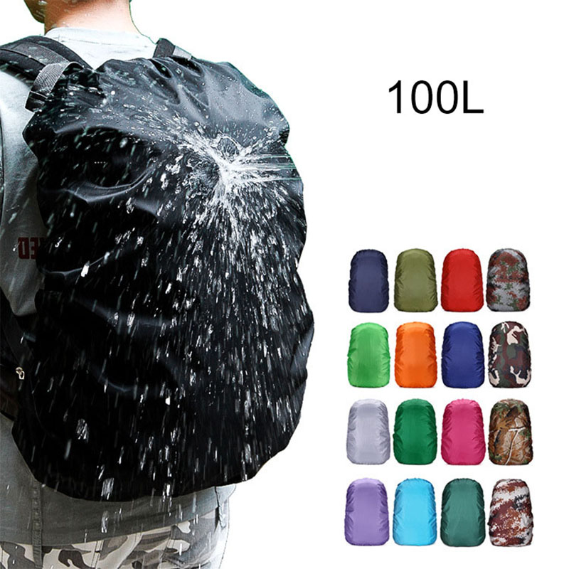 Rain Cover Backpack - ผ้าคลุมกันฝนสำหรับกระเป๋าเป้สะพายหลัง ขนาด 35L 100L 120L กระเป๋าเป้กันน้ำสำหรับเดินป่า