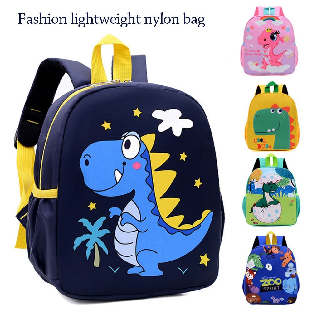School Backpack Teen - เด็กอนุบาลกระเป๋าเป้สะพายหลังการ์ตูนสัตว์น้อยน่ารักไดโนเสาร์น้อยกระเป๋าเป้สะพายหลังเด็กชายหญิงนักเรียนกระเป๋า
