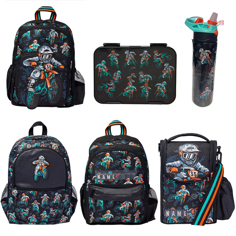 Hydration Pack Outdoor - สำหรับนักเรียนชาวออสเตรเลีย กระเป๋าเป้เด็ก กระเป๋าใส่อาหารกลางวันแบบสองชั้น กล่องอาหารกลางวัน ขวดน้ำ กระเป๋าเป้ลำลอง