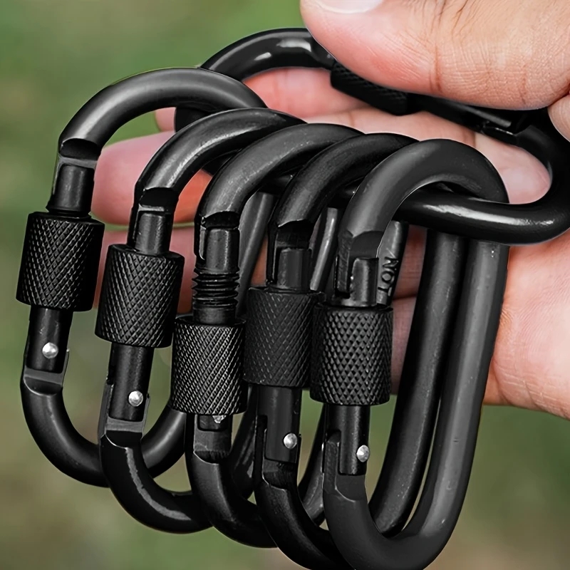 Backpack Insert Organizer - 4 ชิ้นอลูมิเนียม D - Ring Carabiner
