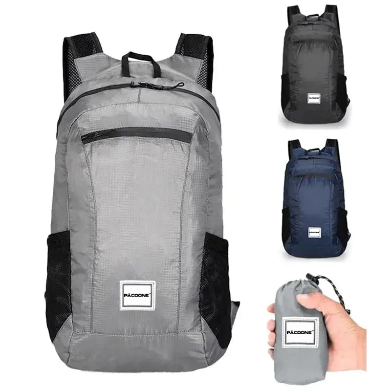 กระเป๋าเดินป่ากลางแจ้ง20L น้ำห - Foldable Backpack Small บทวิจารณ์และราคา