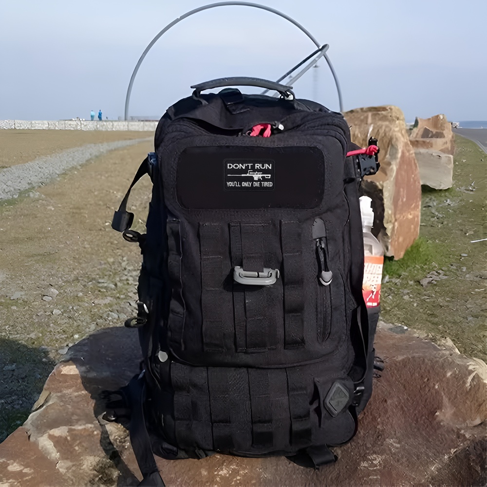 DON'T RUN สนุก Meme ยุทธวิธี M - Rucksack Military Style บทวิจารณ์และราคา