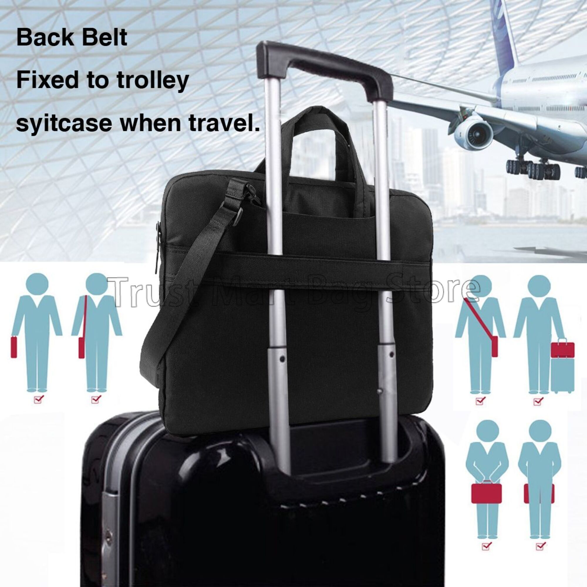 กระเป๋ากระเป๋าหิ้วใส่แล็ปท็อปล - Laptop Backpack 15.6 บทวิจารณ์และราคา