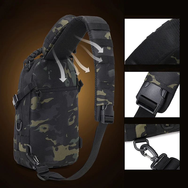 ชายเอวกระเป๋ากีฬาไหล่กลางแจ้ง  - Sling Backpack Shoulder บทวิจารณ์และราคา