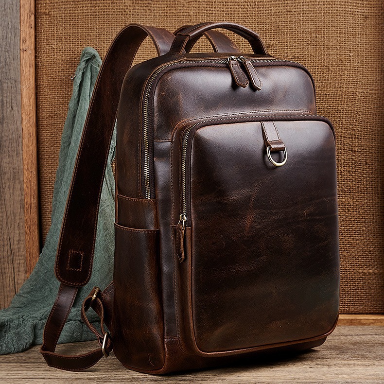 กระเป๋าเป้สะพายหลังหนังแท้เคลื - Leather Backpack Vintage บทวิจารณ์และราคา