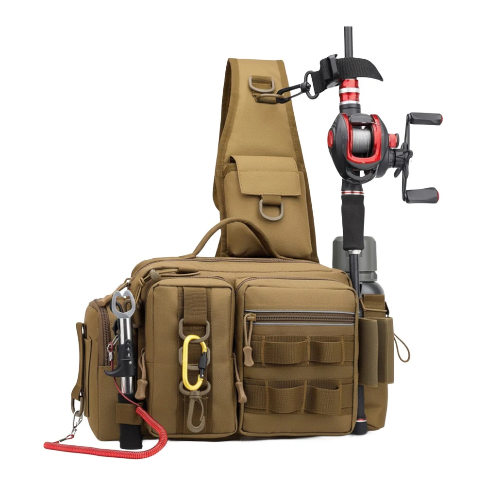 กระเป๋าเป้ตกปลาพร้อมที่วางคันเ - Hiking Backpack Waterproof บทวิจารณ์และราคา