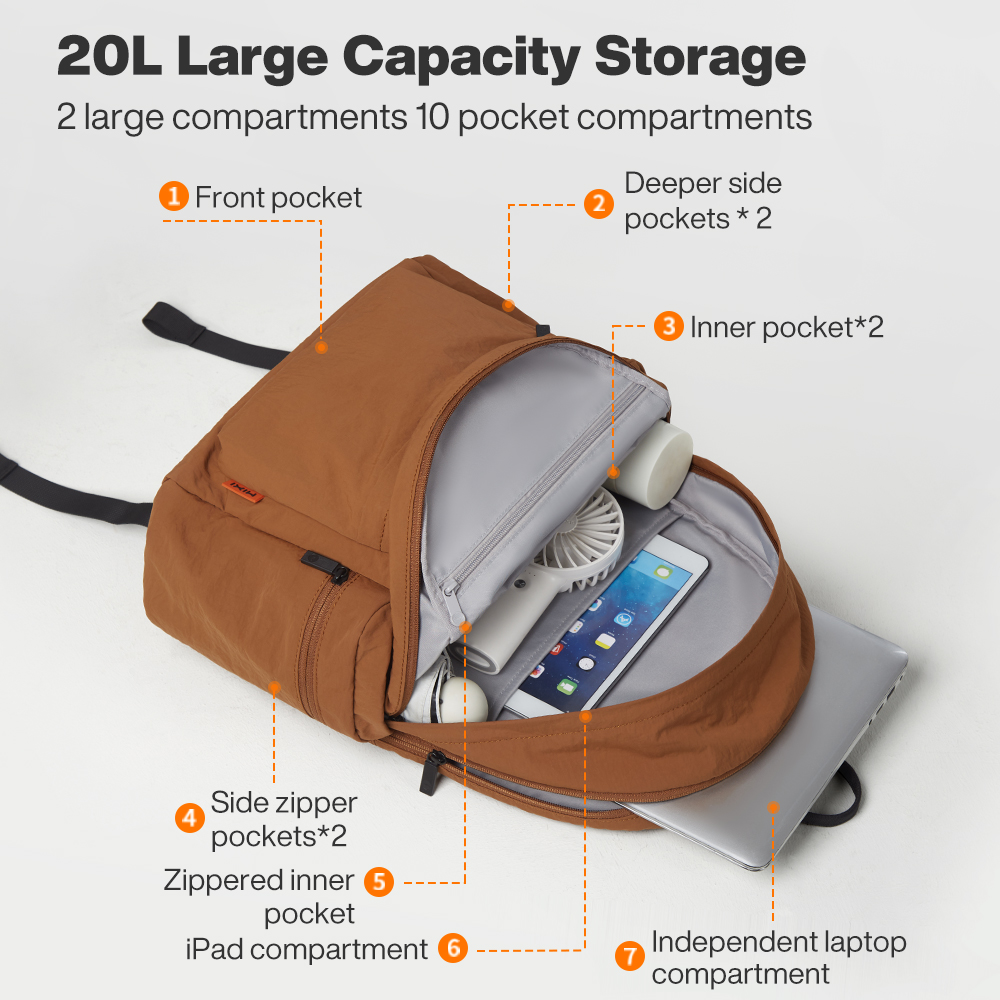 กระเป๋าเป้สะพายหลัง Mixi น้ำหน - Hiking Backpack Waterproof บทวิจารณ์และราคา