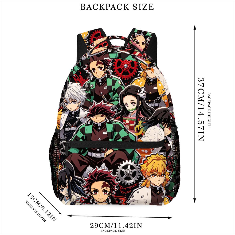 กระเป๋าเป้สะพายหลังลายอนิเมะดา - School Backpack Teen บทวิจารณ์และราคา