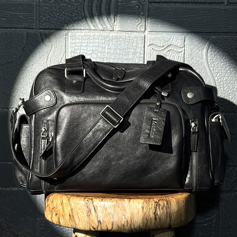 กระเป๋าผู้ชายยางลบหนังฟอกฝาดวิ - Leather Backpack Vintage บทวิจารณ์และราคา