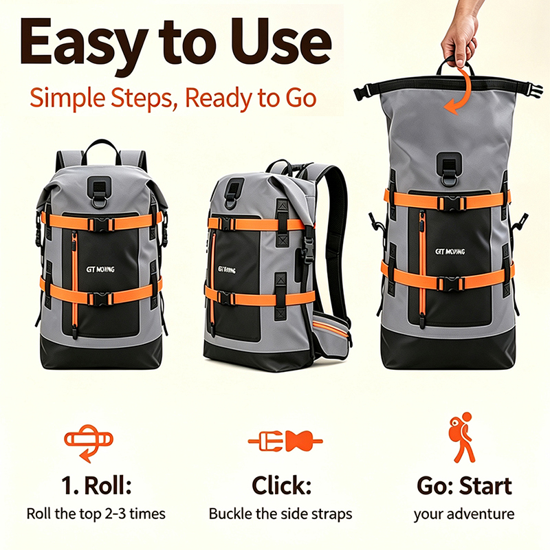 กระเป๋าเป้กันน้ำสำหรับผู้ชายแล - Hiking Backpack Waterproof บทวิจารณ์และราคา