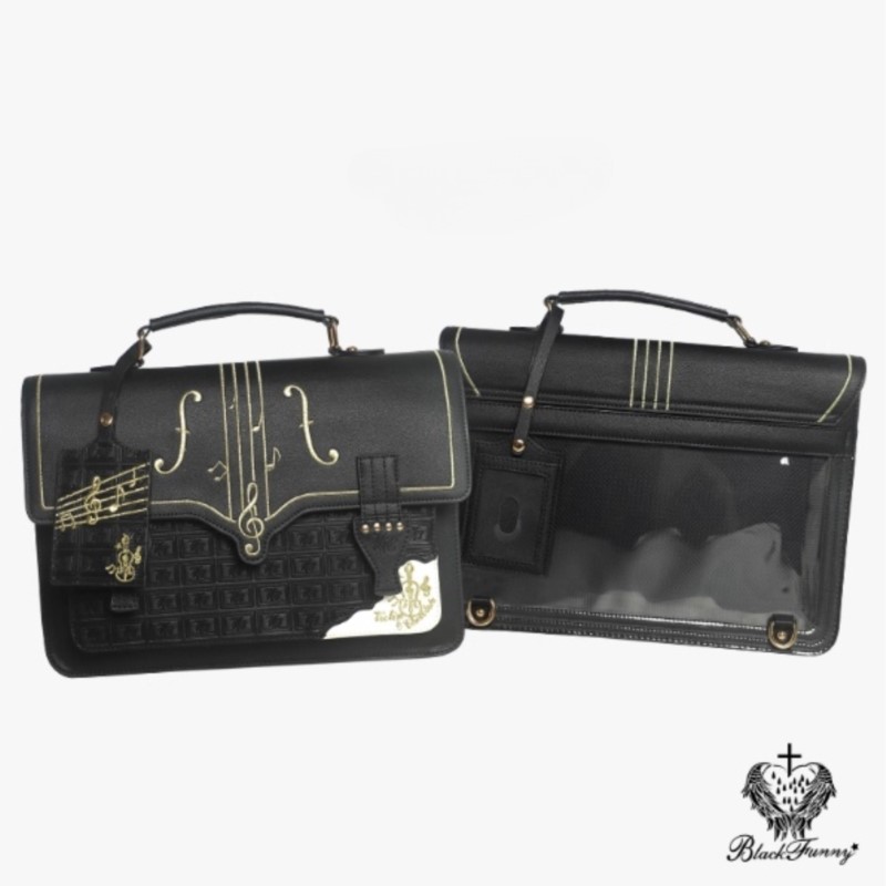 กระเป๋าถือหนังปักลายโน้ตดนตรีส - Leather Backpack Vintage บทวิจารณ์และราคา