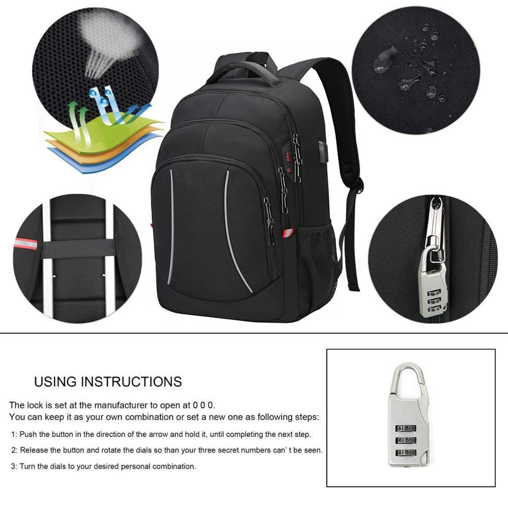 ผู้ชายมัลติฟังก์ชั่กระเป๋าเป้ส - Laptop Backpack 15.6 บทวิจารณ์และราคา
