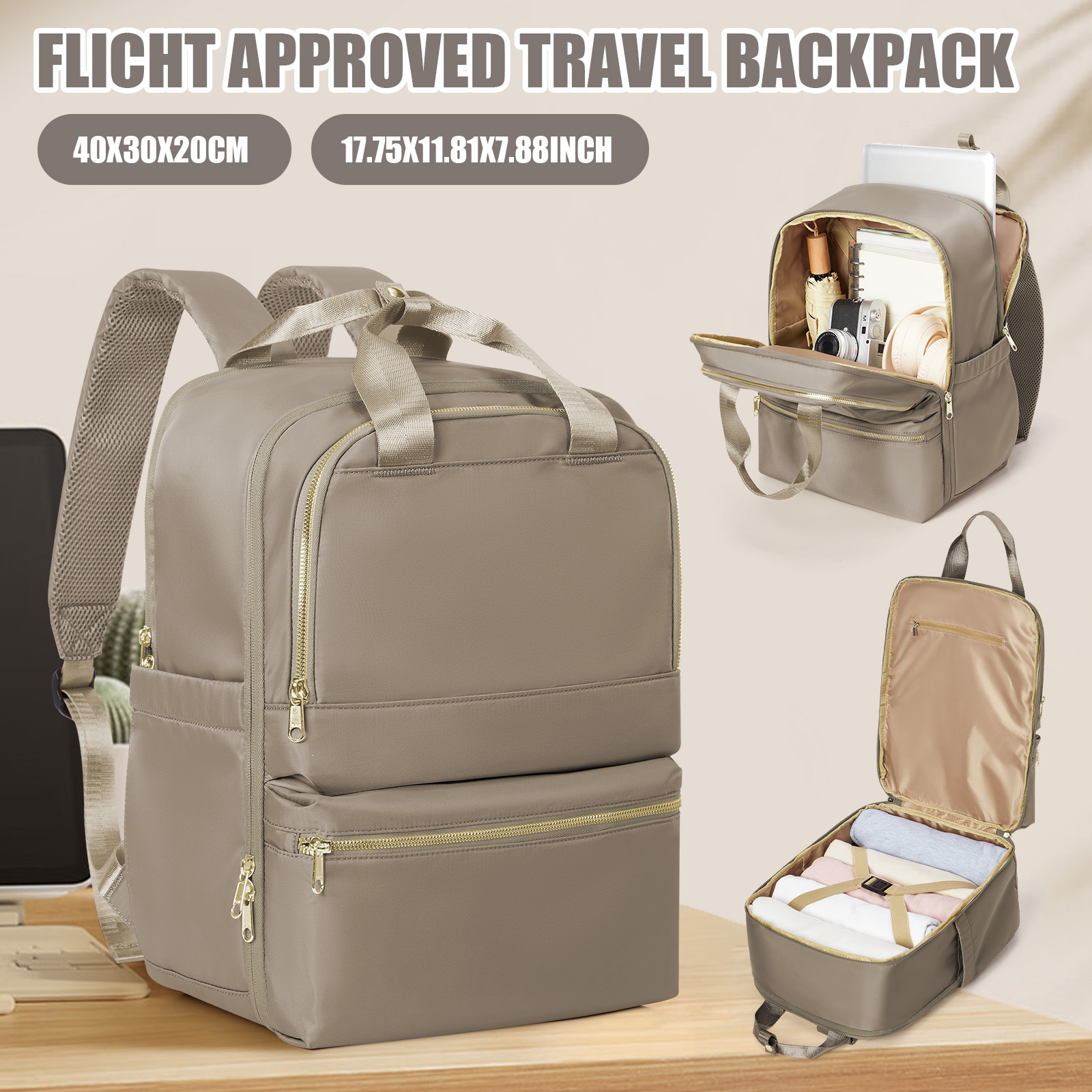 กระเป๋าเป้เดินทางริยาเนียร์ 40 - Fashion Backpack Women บทวิจารณ์และราคา