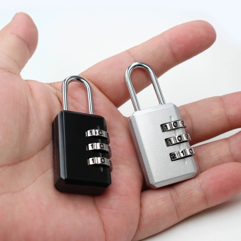 กุญแจรหัสแบบหมุน 3 หลัก ขนาดเล - Backpack Lock Combo บทวิจารณ์และราคา