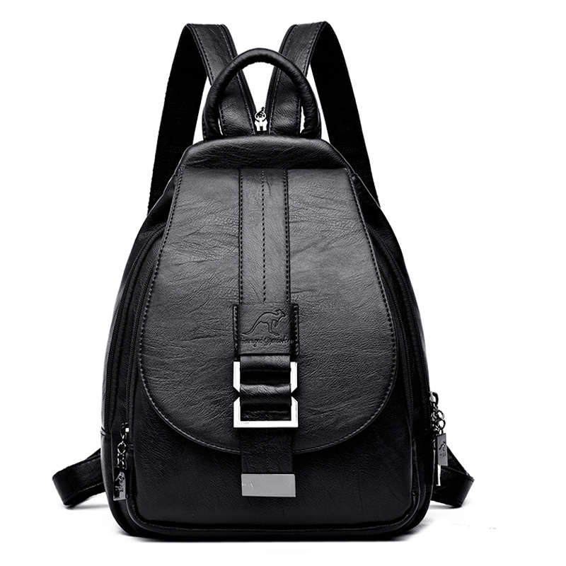 ออกแบบกระเป๋าเป้สะพายหลังผู้หญ - Leather Backpack Vintage บทวิจารณ์และราคา