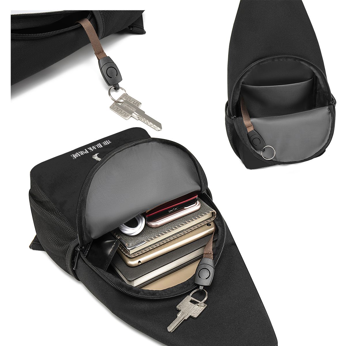 Rock MCR My Chemical Romance C - Sling Backpack Shoulder บทวิจารณ์และราคา
