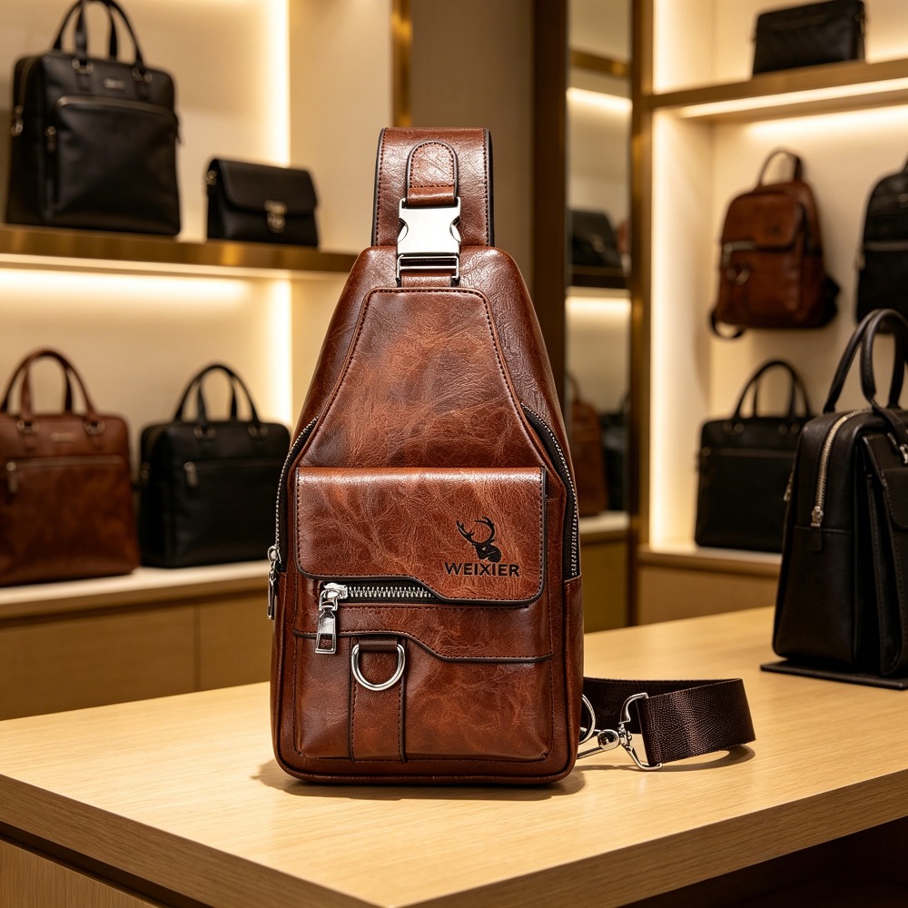 กระเป๋าสะพายข้างสำหรับผู้ชาย ก - Sling Backpack Shoulder บทวิจารณ์และราคา