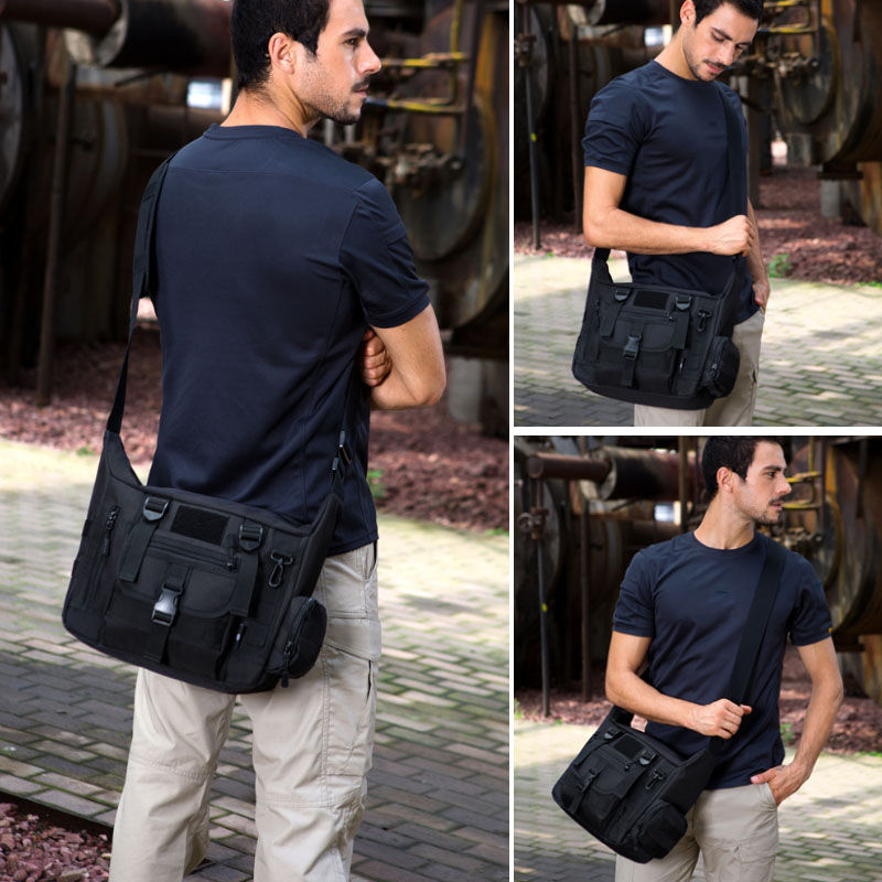 14 นิ้วแล็ปท็อปไหล่กระเป๋าผู้ช - Rucksack Military Style บทวิจารณ์และราคา