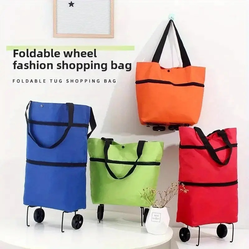 รถเข็นช็อปปิ้งพับได้แบบพกพาพร้ - Foldable Backpack Small บทวิจารณ์และราคา