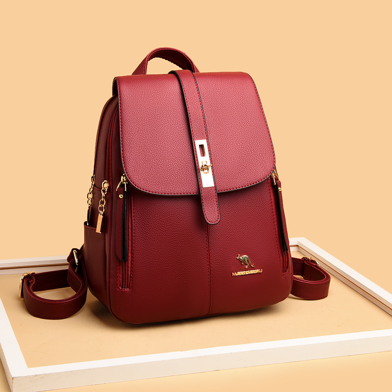 กระเป๋าเป้สะพายหลังหนังวินเทจส - Leather Backpack Vintage บทวิจารณ์และราคา