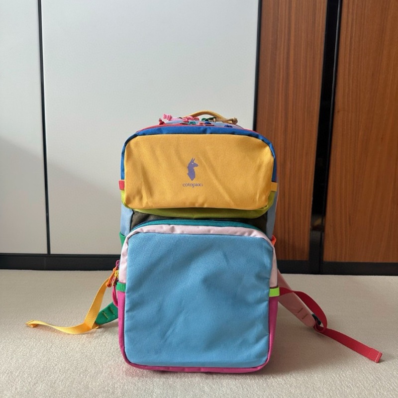 กระเป๋าเป้โดพามีน คัลเลอร์บล็อ - Canvas Backpack Casual บทวิจารณ์และราคา