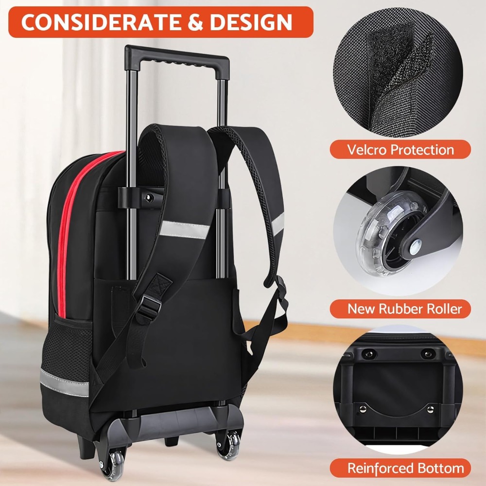 กระเป๋าเป้สะพายหลังแบบล้อเลื่อ - School Backpack Teen บทวิจารณ์และราคา