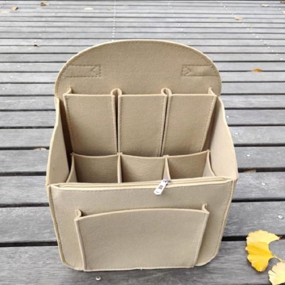 แต่งหน้า Felt ใส่กระเป๋าสําหรั - Backpack Insert Organizer บทวิจารณ์และราคา