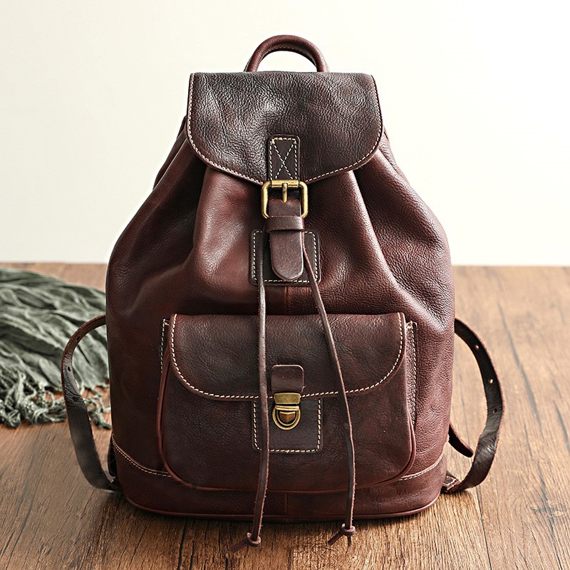กระเป๋าเดินทางหนังวัวแท้ Johna - Leather Backpack Vintage บทวิจารณ์และราคา