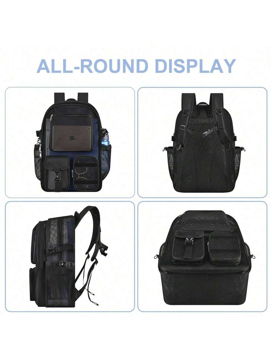 กระเป๋าเป้ตาข่าย 36 ลิตร ขนาดใ - Canvas Backpack Casual บทวิจารณ์และราคา